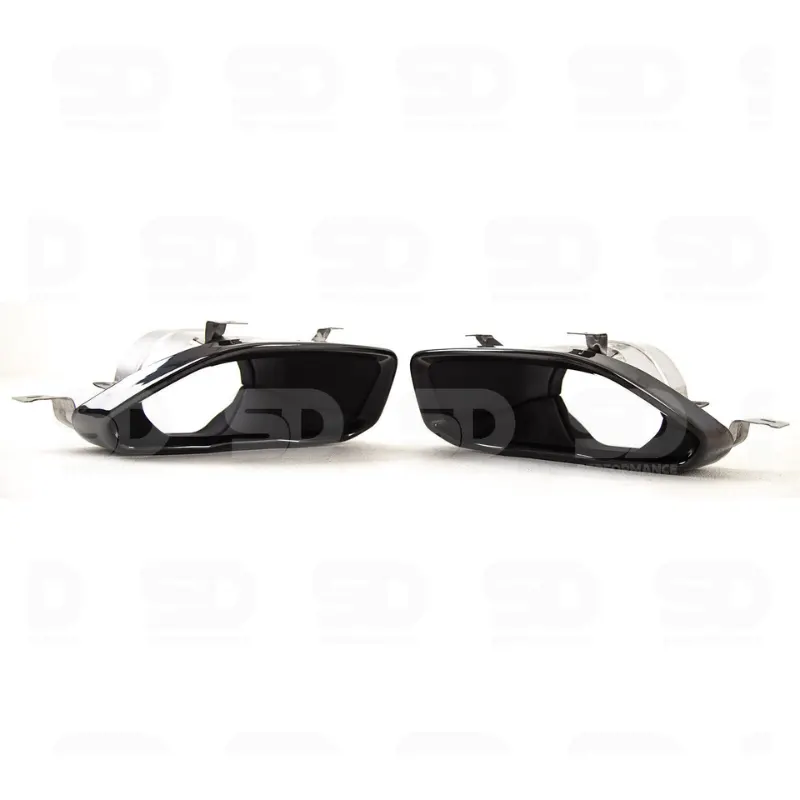 BMW G20 Rear Bumper Diffuser Spoiler M Performance Gloss Black - view 3
