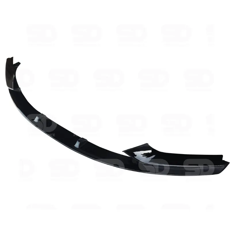 BMW 2 Series F22 M Sport Front Splitter Lip Spoiler Gloss Black - view 4