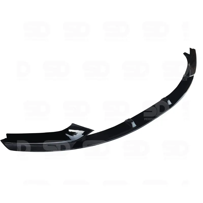 BMW 2 Series F22 M Sport Front Splitter Lip Spoiler Gloss Black - view 5