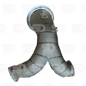 Audi S4/S5 B9 3.0T Decat Downpipe with heat shield