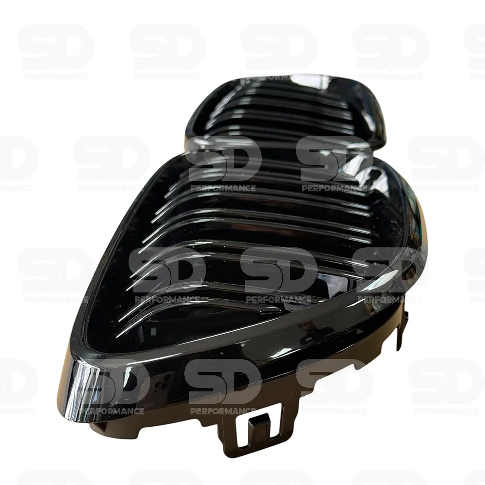 BMW 2 Series F22 Gloss Black Double Slat Grilles - view 5