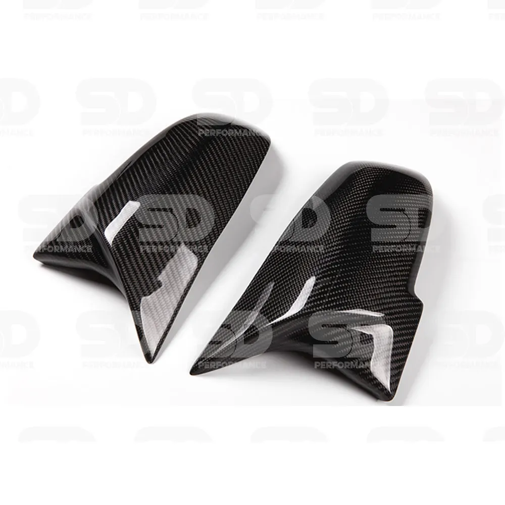 BMW M Style Wing Mirror Replacement Covers In Carbon Fibre