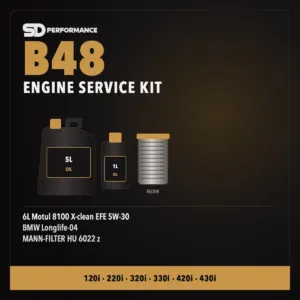 B48 Engine Service Kit - Motul 8100 X-clean EFE 5W-30 - 120i 220i 320i 330i 420i 430i